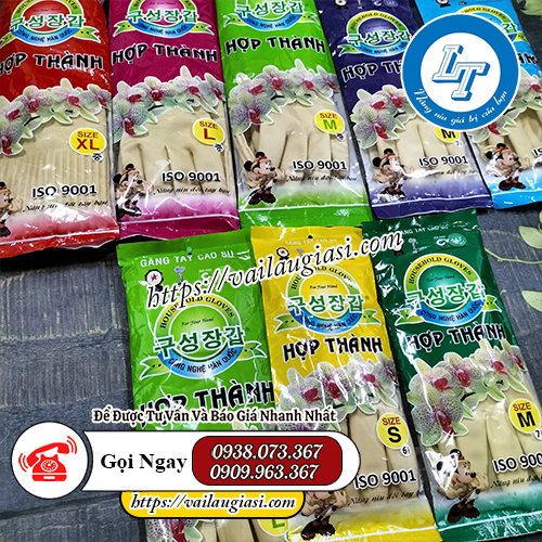 Găng tay cao su Hợp Thành giá sỉ rẻ Găng tay cao su Hợp Thành giá sỉ rẻ
