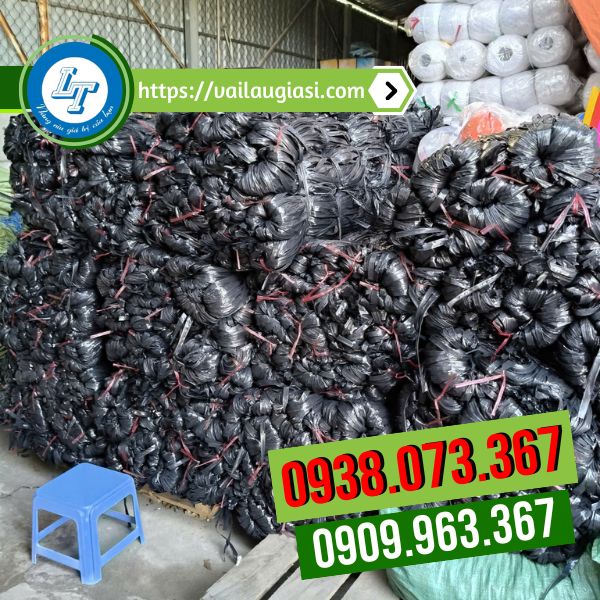 Bán sỉ số lượng dây nilon bẹ đen Bán sỉ số lượng dây nilon bẹ đen