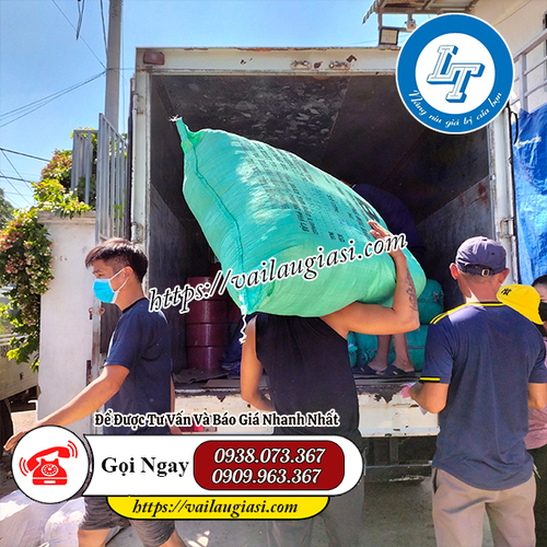 Giao 1 bao giẻ lau trắng nhỏ cho khách Giao 1 bao giẻ lau trắng nhỏ cho khách