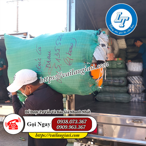 Giao hàng bao vải lau cho khách Giao hàng bao vải lau cho khách