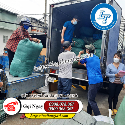 Giao hàng đúng hẹn giẻ lau cho khách Giao hàng đúng hẹn giẻ lau cho khách