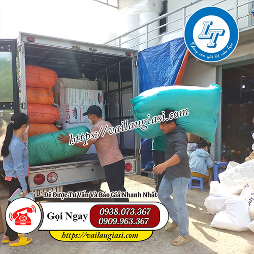 Giao vải vụn nhồi bao cát cho khách sỉ