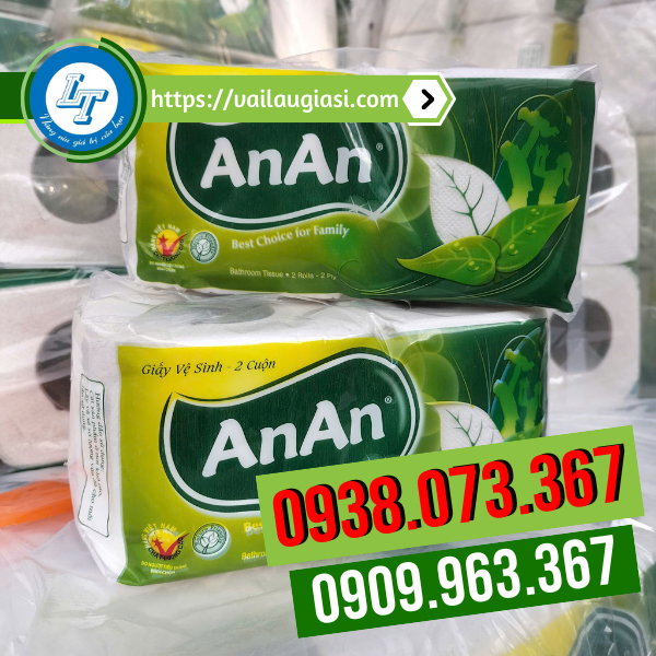 Giấy vệ sinh An An 2 lớp Giấy vệ sinh An An 2 lớp