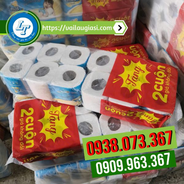 Cây 10 cuộn giấy vệ sinh emos xanh Cây 10 cuộn giấy vệ sinh emos xanh