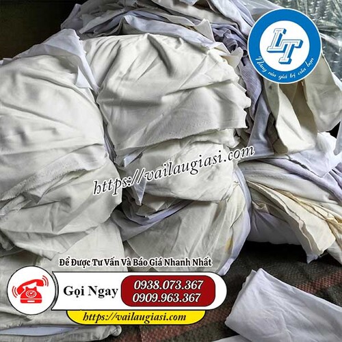 Giẻ lau trắng nguyên miếng Giẻ lau trắng nguyên miếng