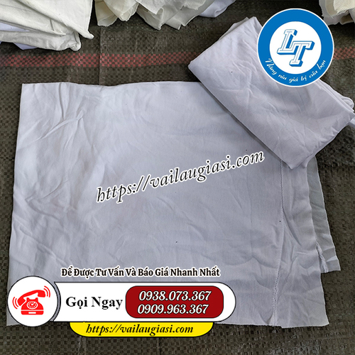 Giẻ lau cotton trắng kích thước 40cm Giẻ lau cotton trắng kích thước 40cm