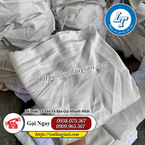 Giẻ lau trắng chất liệu cotton Giẻ lau trắng chất liệu cotton