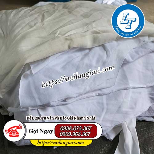 Giẻ lau cotton trắng Giẻ lau cotton trắng
