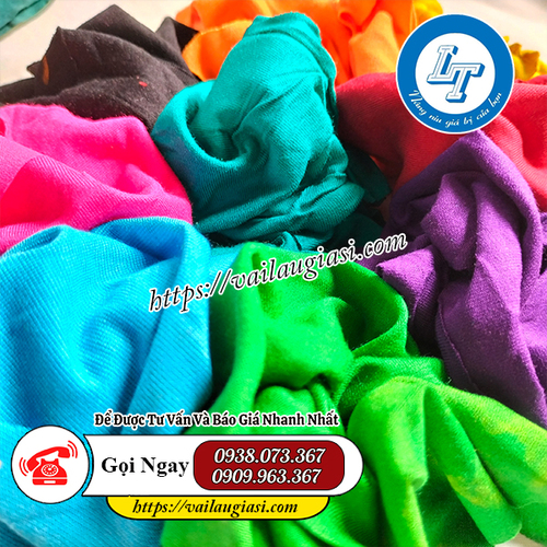 Giẻ lau màu chất liệu thun cotton Giẻ lau màu chất liệu thun cotton
