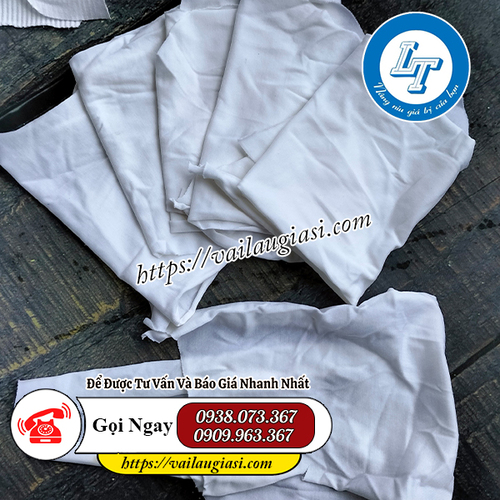 Giẻ lau cotton trắng Giẻ lau cotton trắng