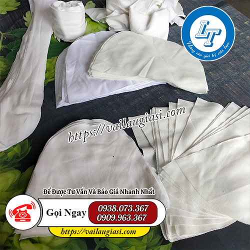 Giẻ lau màu trắng Giẻ lau màu trắng