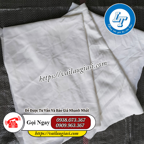 Giẻ lau trắng nguyên miếng không may Giẻ lau trắng nguyên miếng không may