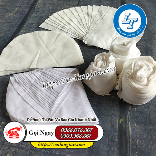 Giẻ lau trắng kích thước nhỏ Giẻ lau trắng kích thước nhỏ