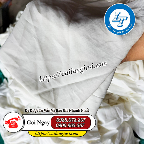 Giẻ lau trắng poly Giẻ lau trắng poly