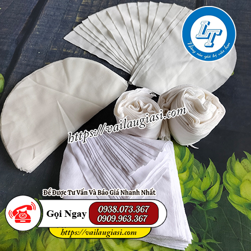 Giẻ lau trắng cỡ a5 Giẻ lau trắng cỡ a5