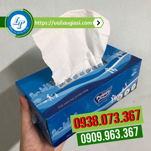 Hộp khăn giấy rút Pluppy Hộp khăn giấy rút Pluppy