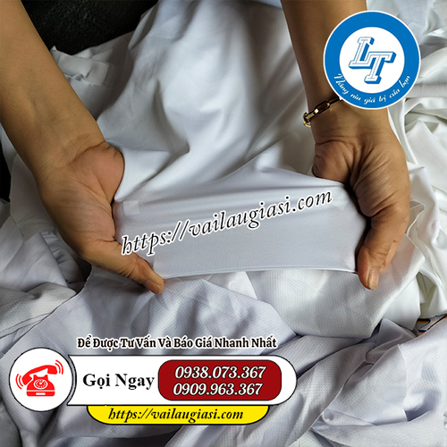 Giẻ lau trắng poly chất lượng Giẻ lau trắng poly chất lượng