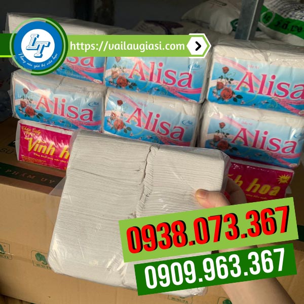 Khăn giấy ăn Alisa đóng gói bịch 500g Khăn giấy ăn Alisa đóng gói bịch 500g