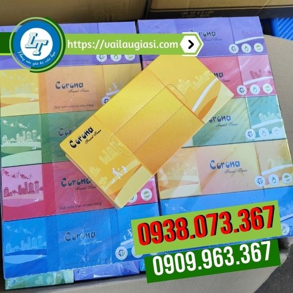 Khăn guấy rút hộp Corona