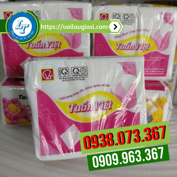 Khăn giấy quán ăn Tuấn Việt Khăn giấy quán ăn Tuấn Việt