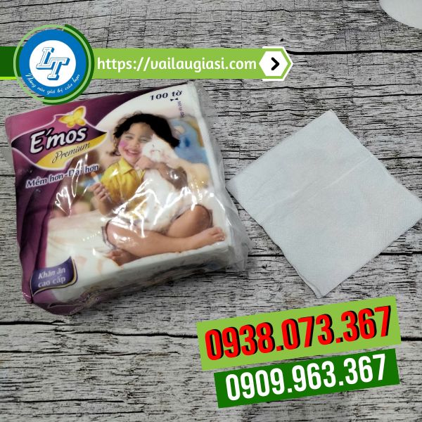 Khăn giấy vuông E'mos Khăn giấy vuông E'mos