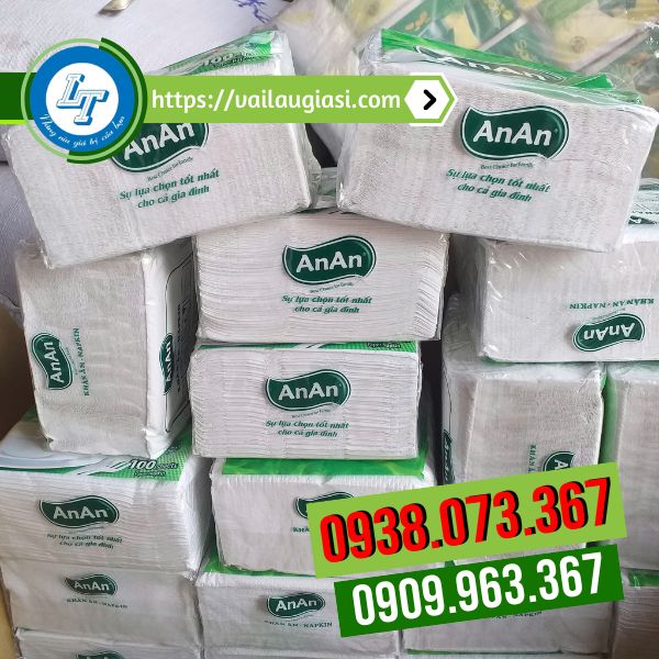 Khăn giấy vuông An An sỉ rẻ Khăn giấy vuông An An