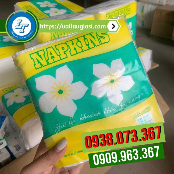 Khăn giấy vuông Hoa Mai Khăn giấy vuông Hoa Mai