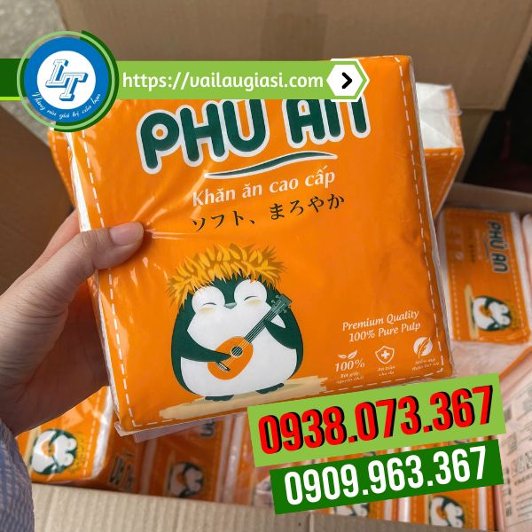 Khăn giấy vuông Phú An Khăn giấy vuông Phú An