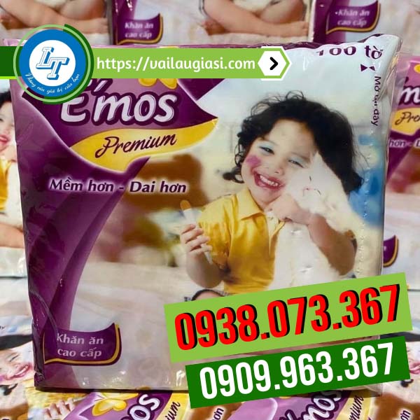 Khăn giấy vuông E'mos Khăn giấy vuông E'mos