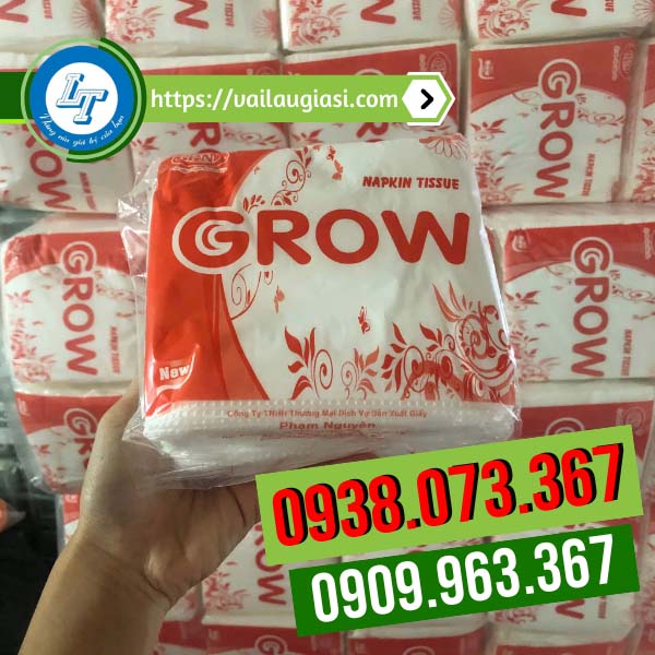 Khăn giấy vuông Grow Khăn giấy vuông Grow
