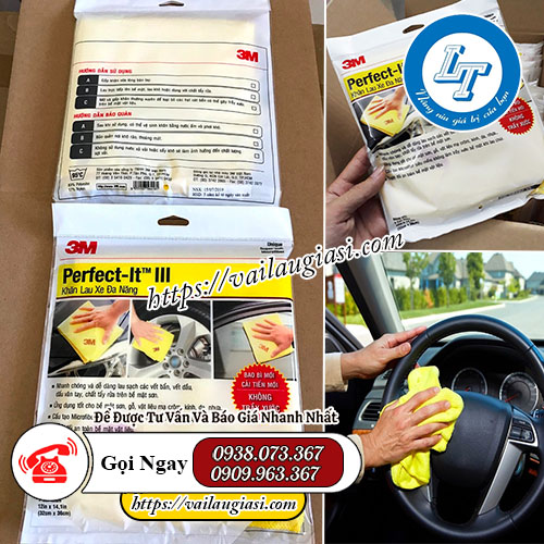 Khăn lau 3M không xù xì, không đổ lông Khăn lau 3M không xù xì, không đổ lông