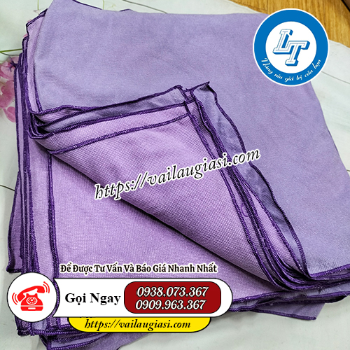 Khăn lau bán kg màu tím Khăn lau bán kg màu tím