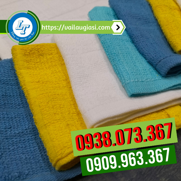 Khăn lau cotton có bề mặt mềm mịn, không khô cứng Khăn lau cotton có bề mặt mềm mịn, không khô cứng