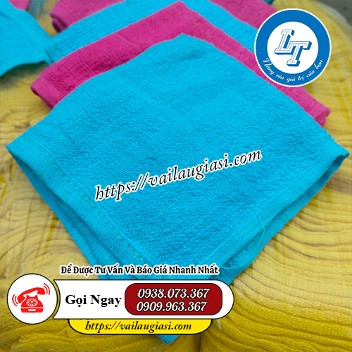 Khăn lau cotton đủ màu đủ kích thước Khăn lau cotton đủ màu đủ kích thước