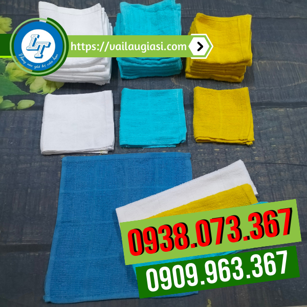 Khăn lau cotton đủ loại Khăn lau cotton đủ loại