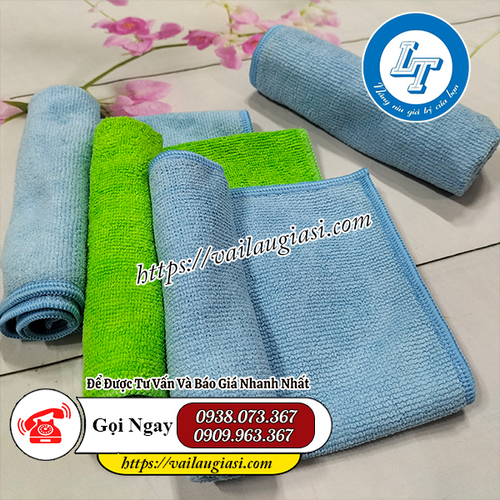 Khăn lau cotton nhiều màu Khăn lau cotton nhiều màu