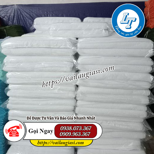 Khăn lau cotton trắng giá sỉ rẻ Lê Thanh Khăn lau cotton trắng giá sỉ rẻ Lê Thanh