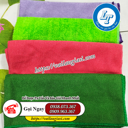 Khăn lau đa năng nhiều màu kích thước đa dạng Khăn lau đa năng nhiều màu kích thước đa dạng