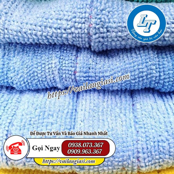 Chất liệu khăn nối từ các sợi microfiber