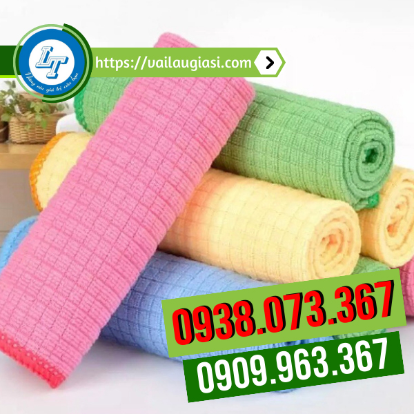 Khăn lau siêu thấm hút nhiều màu Khăn lau siêu thấm hút nhiều màu