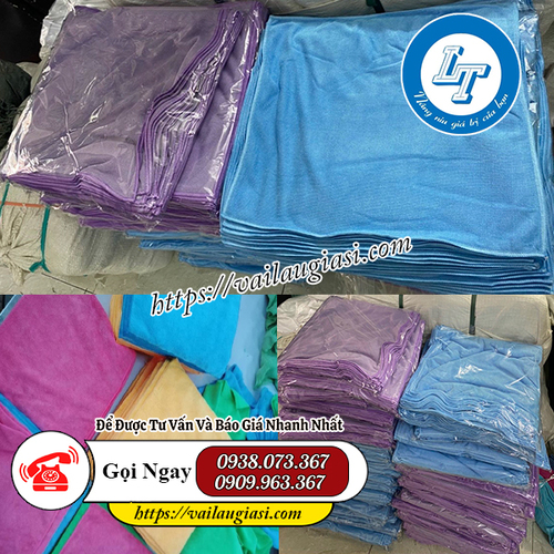 Khăn lau văn phòng được sản xuất từ sợi microfiber Khăn lau văn phòng được sản xuất từ sợi microfiber