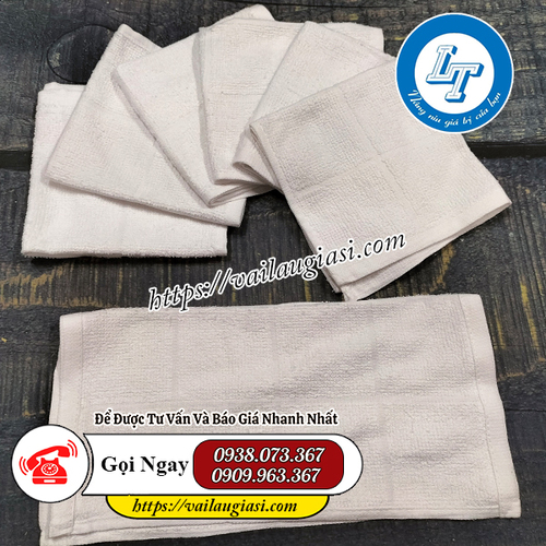 Khăn trắng vuông 8 ô Khăn trắng vuông 8 ô