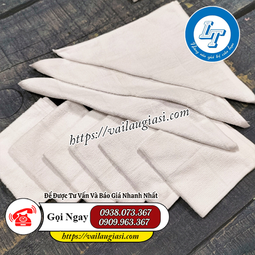 Khăn lau trắng vuông 8 ô Khăn lau trắng vuông 8 ô