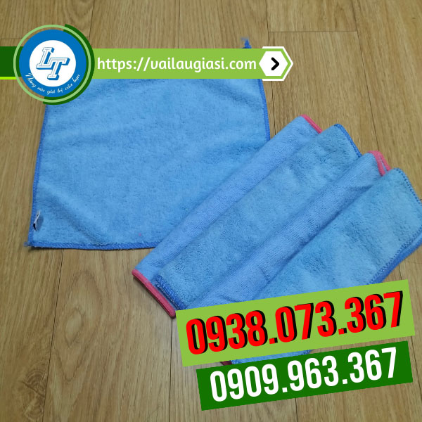 Khăn lau microfiber có viền Khăn lau microfiber có viền