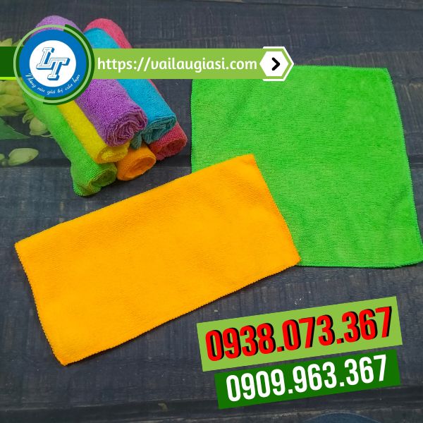 Khăn lau microfiber có độ thấm hút cao Khăn lau microfiber có độ thấm hút cao