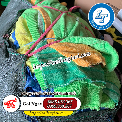 Khăn nối màu đóng bao 50kg Khăn nối màu đóng bao 50kg