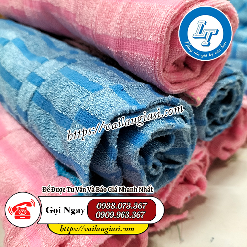 Khăn nối màu mềm mịn không xù lông Khăn nối màu mềm mịn không xù lông