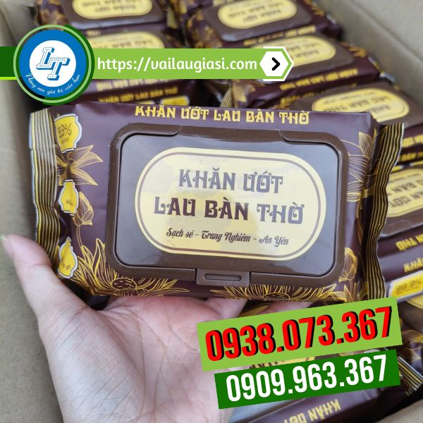 Khăn ướt bao sái lau bàn thờ Khăn ướt bao sái lau bàn thờ