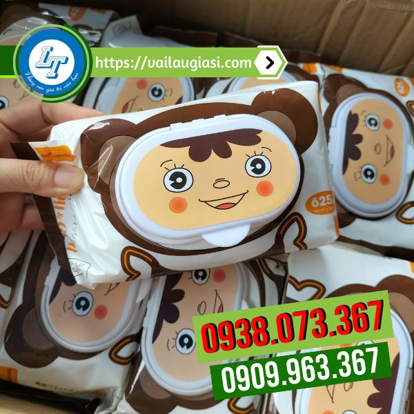 Khăn ướt gấu trúc bao bì màu nâu Khăn ướt gấu trúc bao bì màu nâu