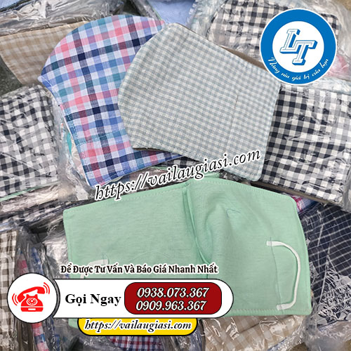 Sỉ giá rẻ khẩu trang vải HCM Sỉ giá rẻ khẩu trang vải HCM